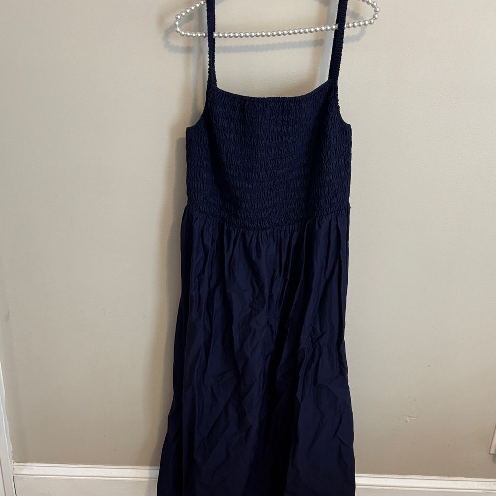 Old Navy navy Blue Smocked Dress size 2x